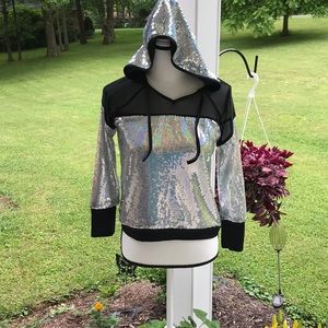 Weissman Costumes - LC Weissman Girl’s Dance Costume Sequin Hoodie Weissman Costumes - LC Weissman Girl’s Dance Costume Sequin Hoodie